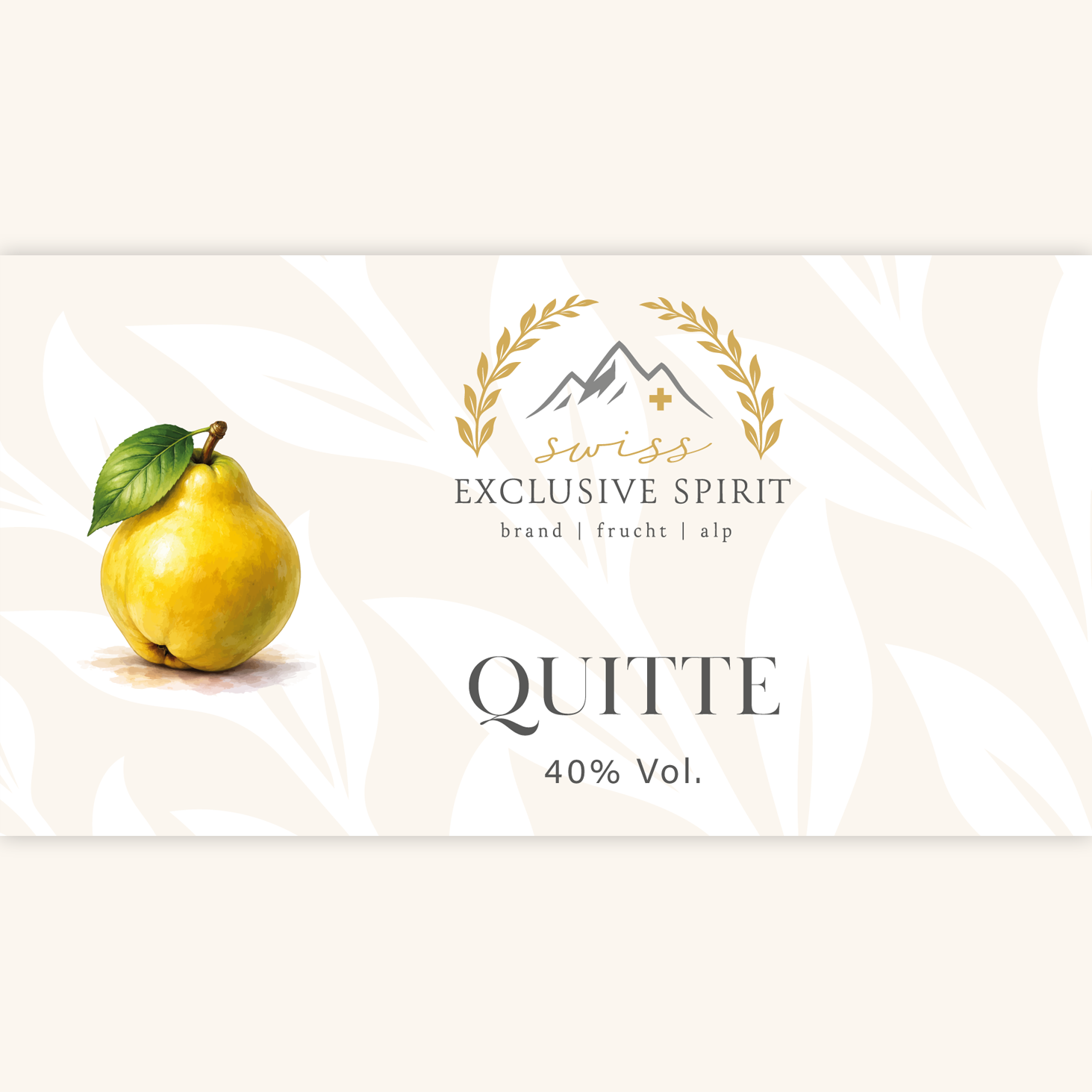 Exclusive Spirit Schnaps Quitte Vol. 40%