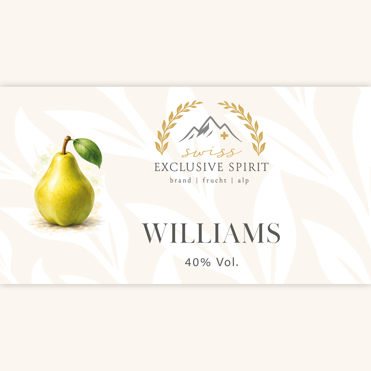 Exclusive Spirit Schnaps Williams Vol. 40%